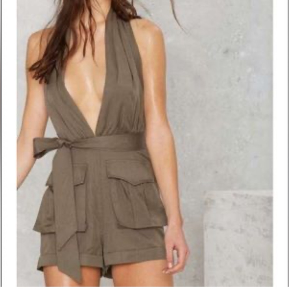Nasty gal boho chic halter romper - Picture 3 of 17